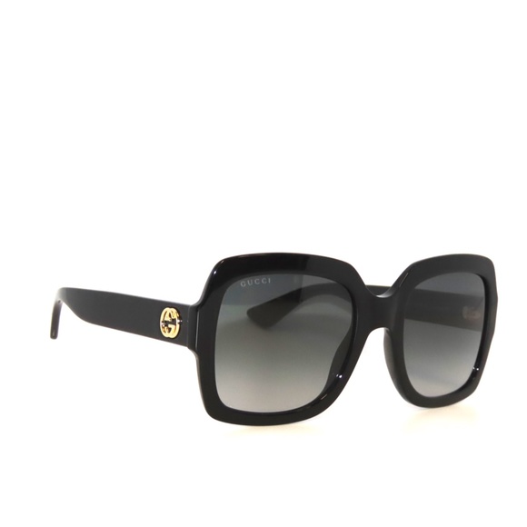 Gucci GG0036SN 001 Black Gray Gradient Sunglasses 0036 - Picture 3 of 4